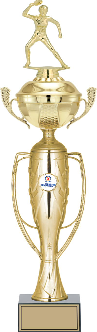 ODAK KUPA - Figürlü Kupalar - Masa Tenisi Kadın Figürlü Kupalar FG-072 A - 53 cm