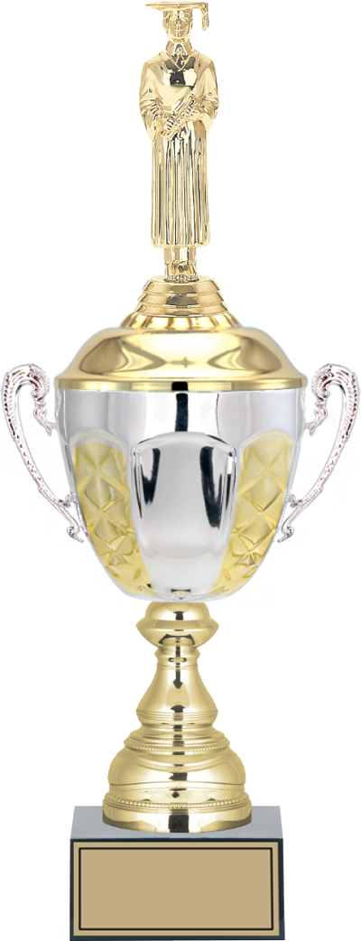 ODAK KUPA - Figürlü Kupalar - Mezuniyet Erkek Figürlü Kupalar FG-087 C - 44 cm