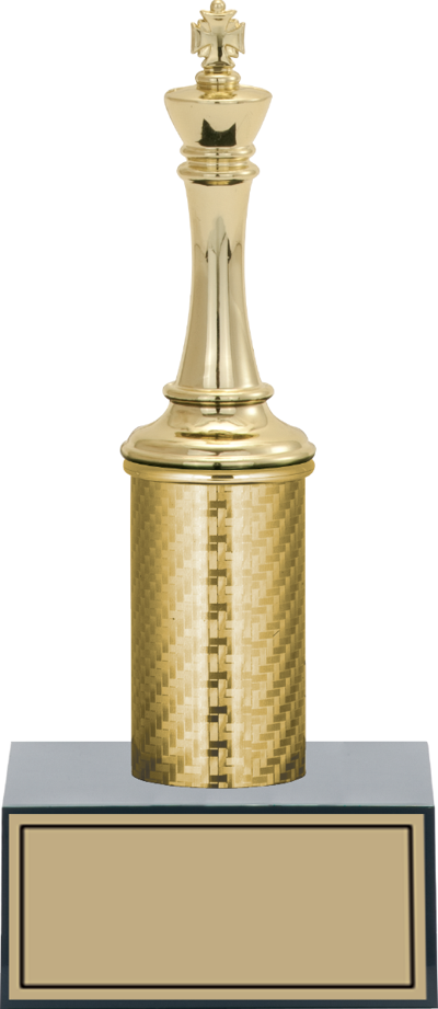 ODAK KUPA - Figürlü Kupalar - Satranç Figürlü Kupalar FG-007 C - 22 cm