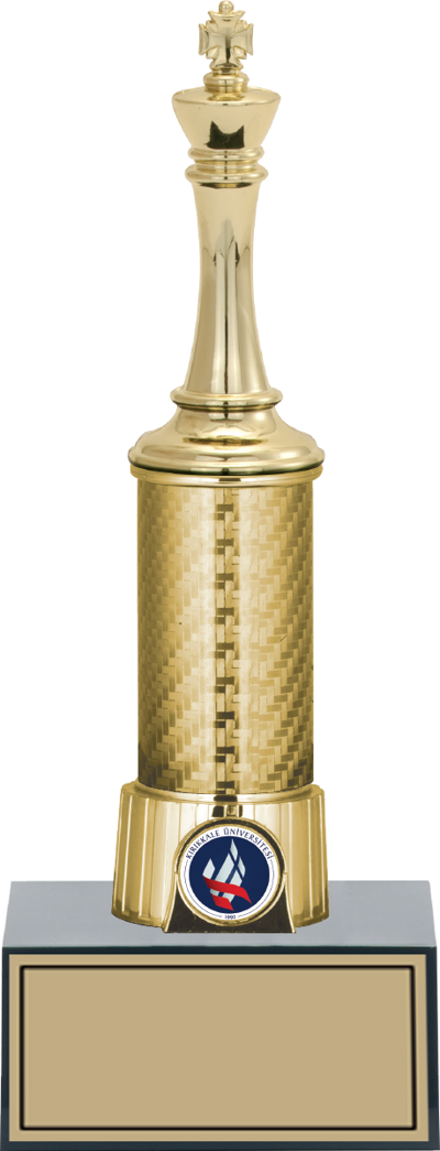 ODAK KUPA - Figürlü Kupalar - Satranç Figürlü Kupalar FG-008 C - 26 cm