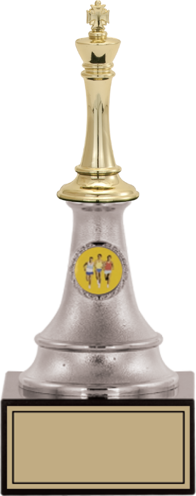 ODAK KUPA - Figürlü Kupalar - Satranç Figürlü Kupalar FG-010 A - 24 cm