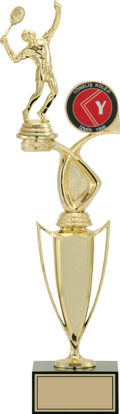 ODAK KUPA - Figürlü Kupalar - Tenis Erkek Figürlü Kupalar FG-043 A - 46 cm