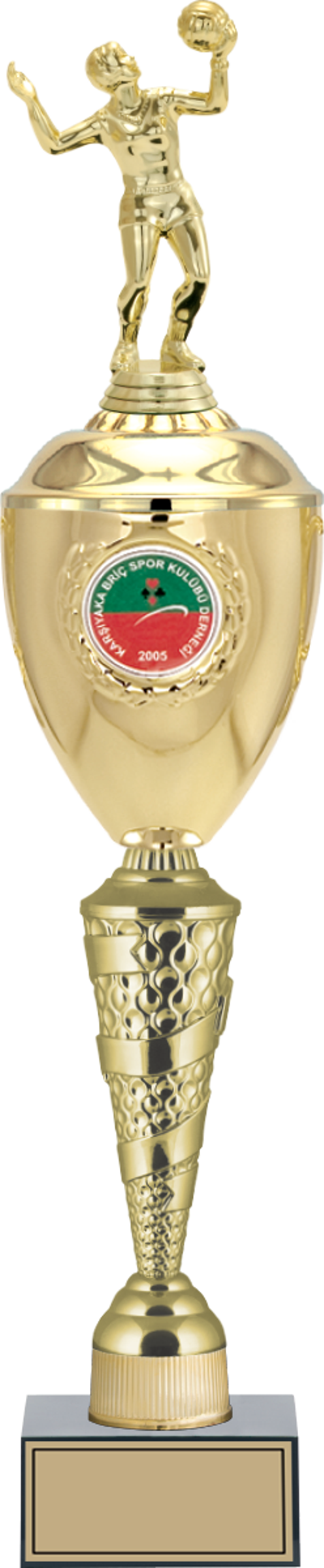 ODAK KUPA - Figürlü Kupalar - Voleybol Kadın Figürlü Kupalar FG-083 C - 59 cm
