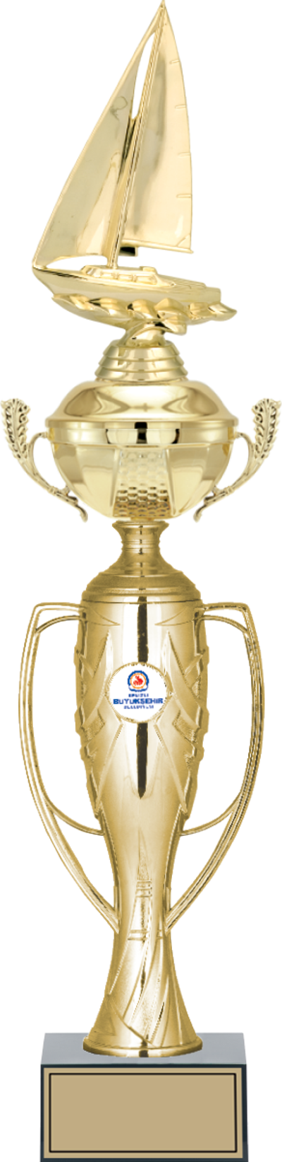 ODAK KUPA - Figürlü Kupalar - Yelken Figürlü Kupalar FG-072 B - 53 cm