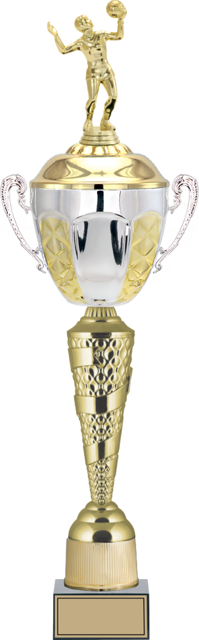 ODAK KUPA - Figürlü Kupalar - Voleybol Kadın Figürlü Kupalar FG-088 A - 65 cm