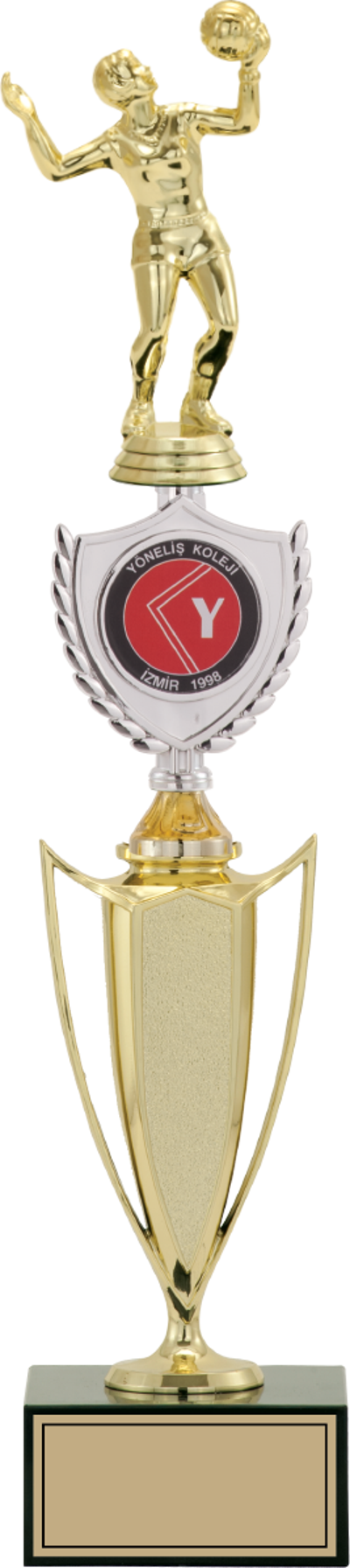 ODAK KUPA - Figürlü Kupalar - Voleybol Kadın Figürlü Kupalar FG-042 A - 48 cm