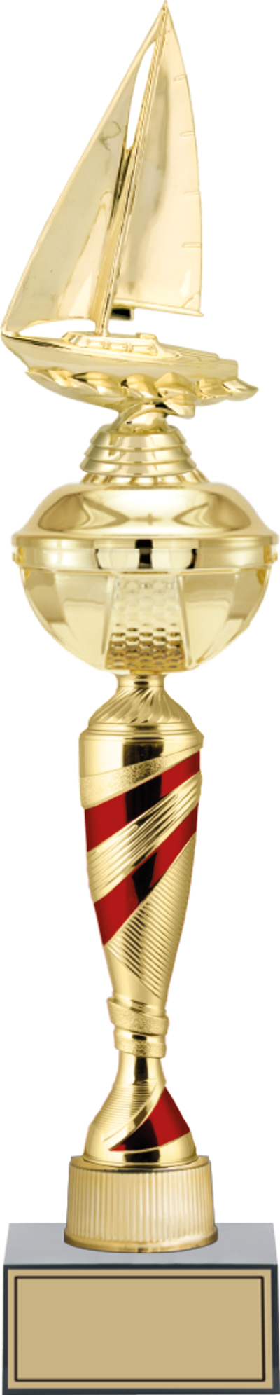 ODAK KUPA - Figürlü Kupalar - Yelken Figürlü Kupalar FG-077 C - 51 cm