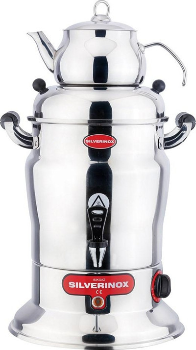 Işıkgaz Silver 7 Litre Tek Demlikli Çay Semaveri Otomatı Makinesi