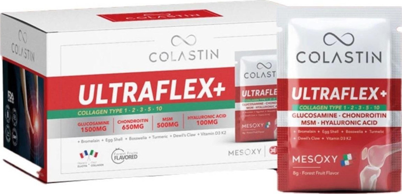 Colastin Ultraflex Glukozamin Sülfat İçeren Takviye Edici Gıda 30 Saşe