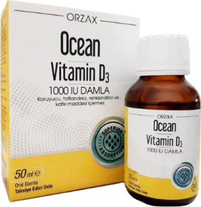 OCEAN VİTAMİN D3 1000IU DAMLA 50ML
