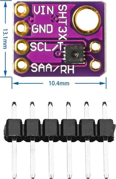 Alkatronik Sht30 Sıcaklık Isı Ve Nem Sensör Modülü -40c / 125c 0rh / 100rh Dijital Klima Termostat Medikal End.