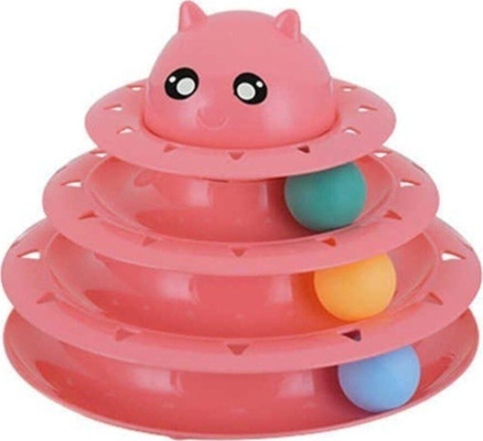 Üç Katlı Kedi Oyuncağı Turntable Cat Toy