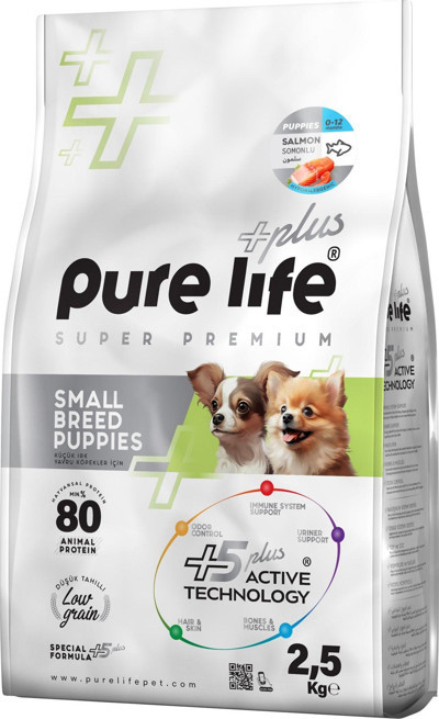 Plus Somonlu Küçük Irk Yavru Köpek Maması 2.5 Kg