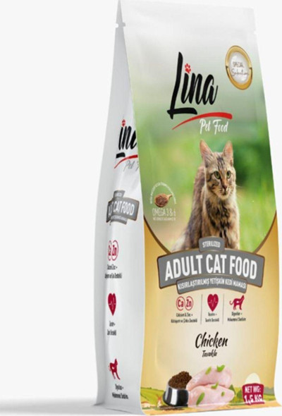 Lina Kısırlaştırılmış Yetişkin Kedi Maması 1.5 Kg