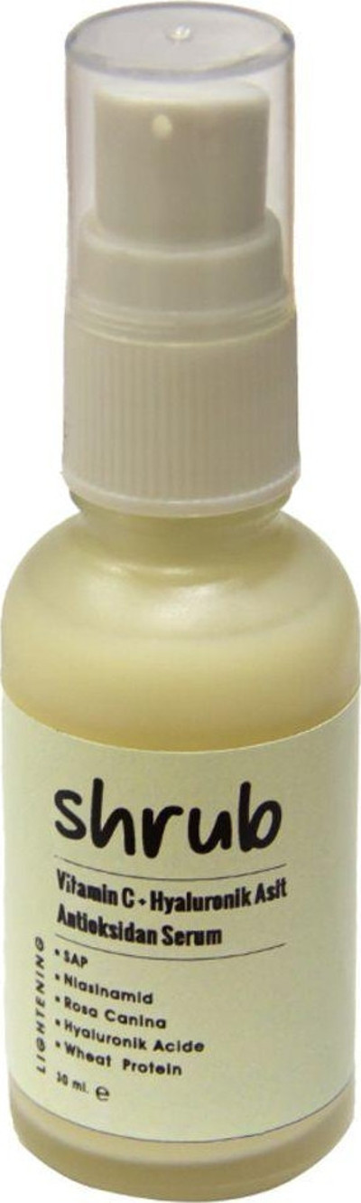 Shrub Vitamin C +Hyaluronik Asit Antioksidan Serum