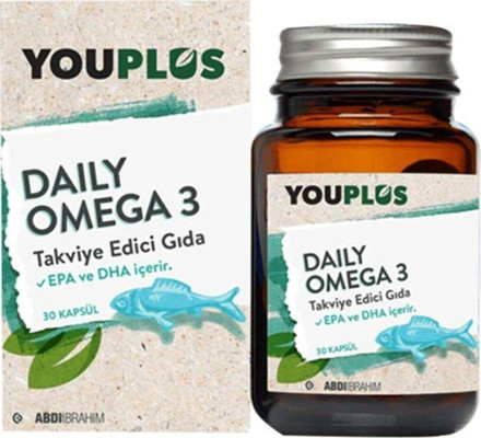 Youplus Daily Omega 3 Takviye Edici Gıda 30 Kapsül