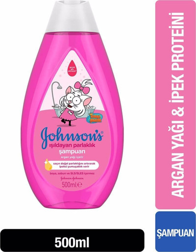 Johnsons Baby Şampuan Işıldayan Parlaklık 3x500 ml