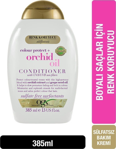 Renk Koruyucu Orchid Oil Sülfatsız Saç Bakim Kremi 385 ml