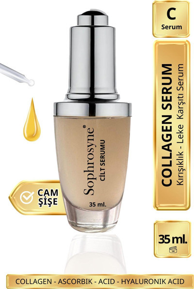 Sophrosyne C Vitamin Serum Leke Karşıtı & Kırışıklık Karşıtı Kolajen 35 Ml ( Collagen - Hyaluronıc Acıd )