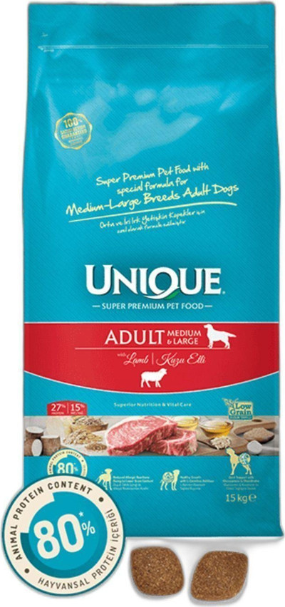 Unique Adult Medium Large Kuzulu 15 Kg Yetişkin Köpek Maması