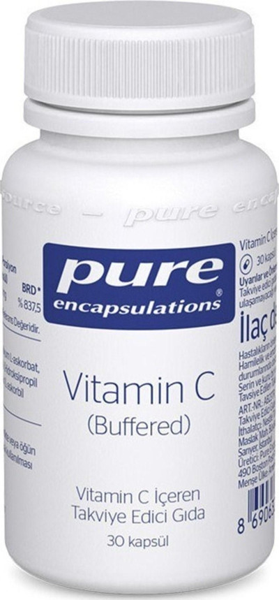 Pure Encapsulations Vitamin C Buffered 30 Kapsül