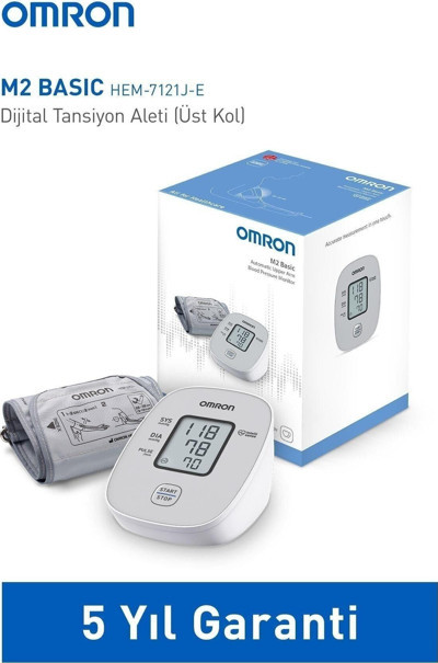 M2 Basıc Hem-7121j-e Üst Koldan Ölçer Dijital Tansiyon Aleti