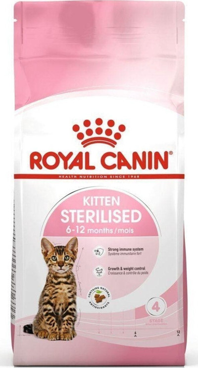 Royal Canin Kitten Sterilised Kısırlaştırılmış Yavru Kedi Maması 2 Kg