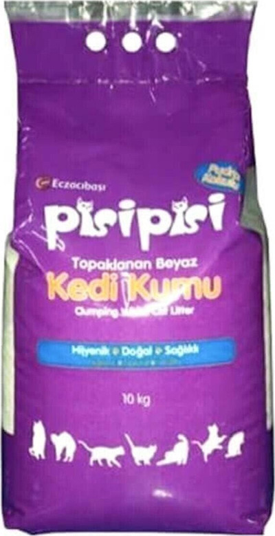 Pisipisi Kedi Kumu Ince Pudralı 10kg