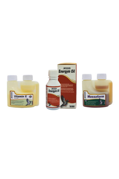 Royal Avian 3'Lü Kanatlı Kas Bütünlüğü Ve Gelişimi Seti (Energym Oil+Vitamin E Selenyum+Massoform)