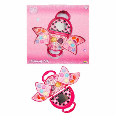 Pretty Pinky 3 Katlı Pembe Çantalı Makyaj Seti Kız Erkek Çocuk Oyuncak Eğitici Oyuncaklar