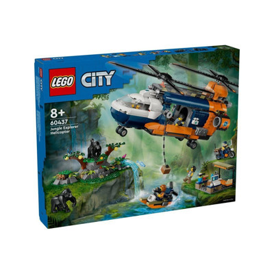 60437 Lego City Orman Kaşifinin Helikopteri Kamp Yerinde 881 parça +8 yaş Kız Erkek Çocuk Oyuncak Eğ