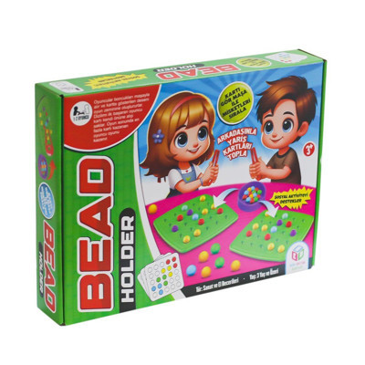 HED 704 Bead Holder Boncuk Tutucu Oyunu -Hobi Oyuncak Kız Erkek Çocuk Oyuncak Eğitici Oyuncaklar