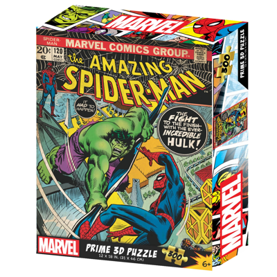 Prime 3D - Marvel Comics Spider-Man 300 Parça Puzzle 33181 Kız Erkek Çocuk Oyuncak Eğitici Oyuncakla
