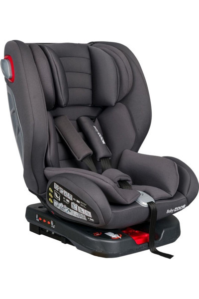 Baby Door Airlife 0-36 Kg 360 ° Dönebilen Isofix'Li Oto Koltuğu Gri