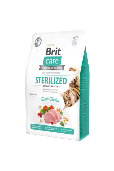Brit Care Hipoalerjenik Üriner Sistem Sağlığı İçin Tavuklu Tahılsız Kısırlaştırılmış Kedi Maması 7Kg