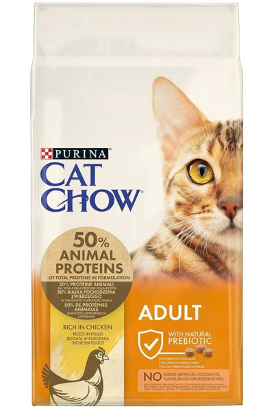 Cat Chow Adult Tavuklu Yetişkin Kedi Maması 15 Kg