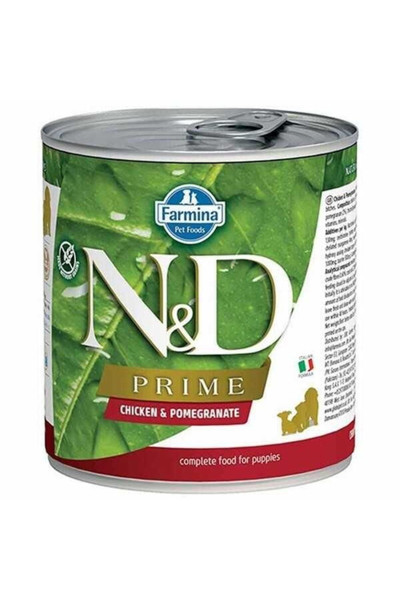 N&D Prime Tavuk Ve Narlı Yavru Konserve Köpek Maması 285 Gr - -Pnd285007