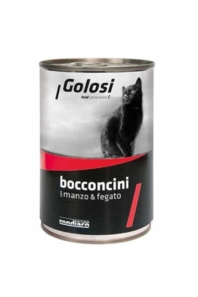 Storemax Golosi Sığır Etli Ve Ciğerli Yetişkin Konserve Kedi Maması 400 Gr