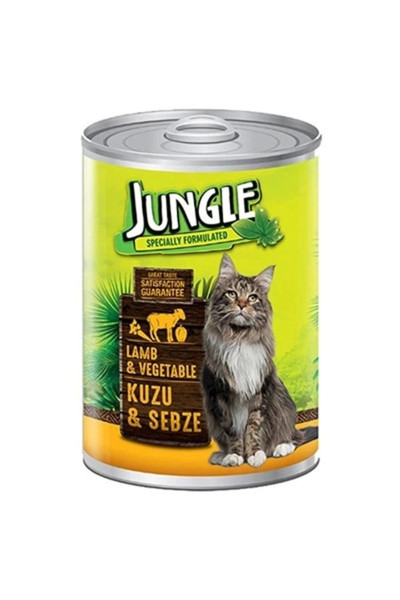 Storemax Jungle Kuzu Etli Ve Sebzeli Yetişkin Konserve Kedi Maması 415 Gr