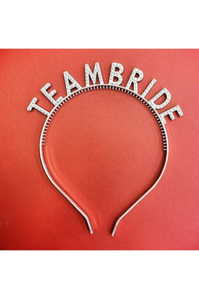 Ynt İthalat Gümüş Renk Team Bride Taç Plastik – Gelin Ve Nedime Tacı