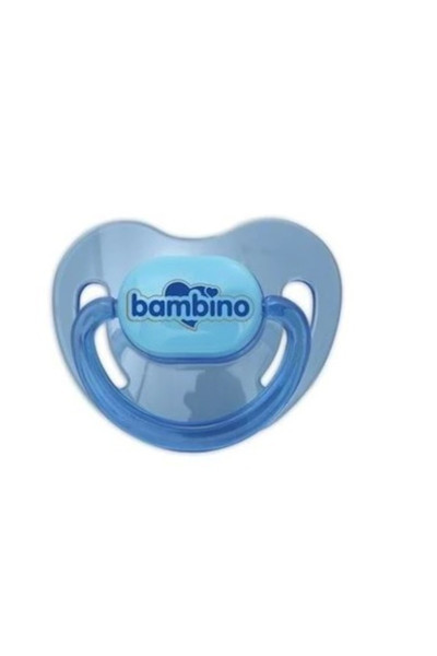 Bambino Silikon Damaklı Emzik No:2 / Mavi / 6-18 Ay