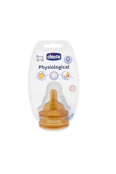 Chicco Physiological Biberon Emziği 0 Kauçuk