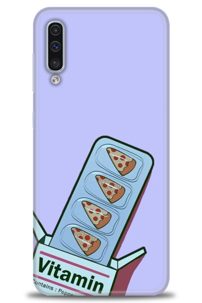 MRC İletişim Samsung Galaxy A30S Kılıf HD Baskılı Kılıf - Vitamin