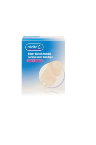 Alvita Süper Elastik Bandaj 6Cmx150Cm