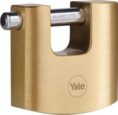 Yale Oval Kayar Pimli Pirinç Asma Kilit 90 Mm