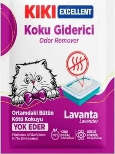 Kiki Excellent Lavanta Kokulu Kedi Kumu Koku Giderici 25 Gr