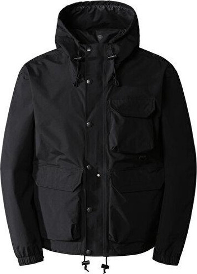 The North Face M M66 Utility Rain Jacket Erkek Outdoor Yağmurluk NF0A7URVJK31 Siyah