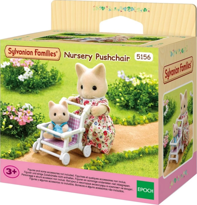 Sylvanian Families Bebek Arabası 5156 Kız Erkek Çocuk Oyuncak Eğitici Oyuncaklar