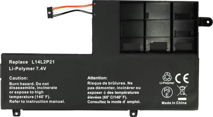 Lenovo ile Uyumlu IdeaPad Yoga 500-15ACL, 500-15IBD, 500-15IHW Batarya Pil