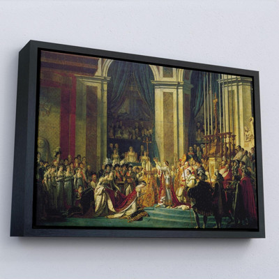 Tesori Tessilli Çerçeveli Jacques-Louis David - Napolyon'Un Taç Giyme Töreni Tablo-7082